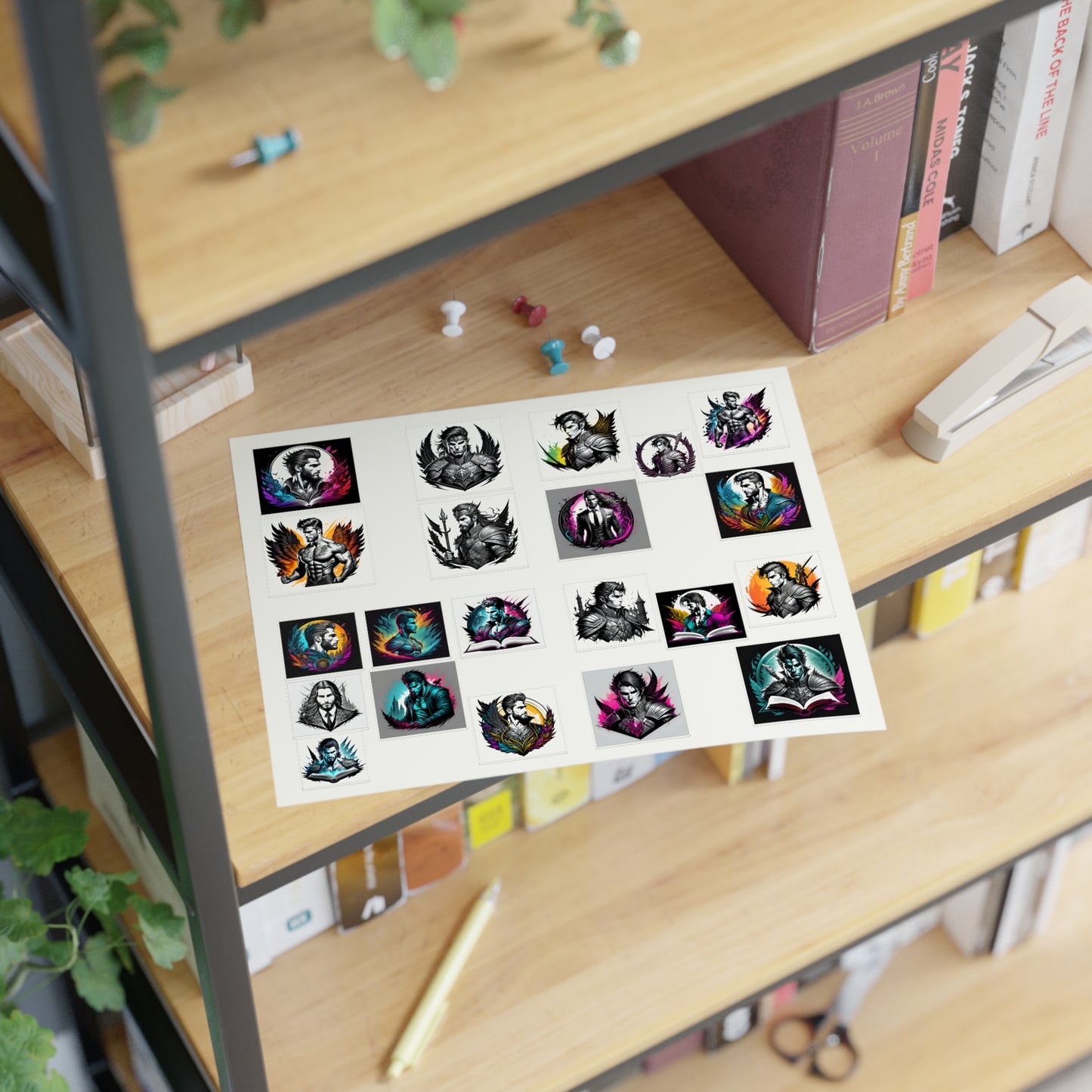 Book Boyfriend Sticker Sheet-Fantasy BB's Edition