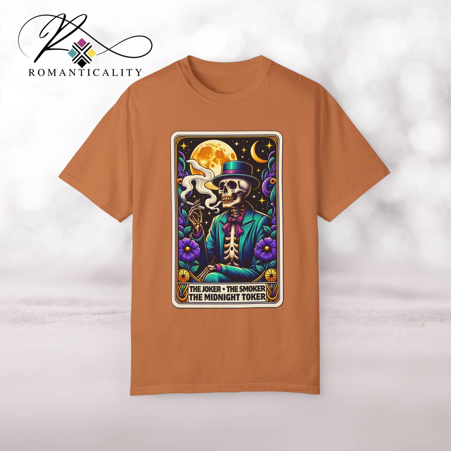The Joker Toker Smoker Tarot Graphic T-Shirt