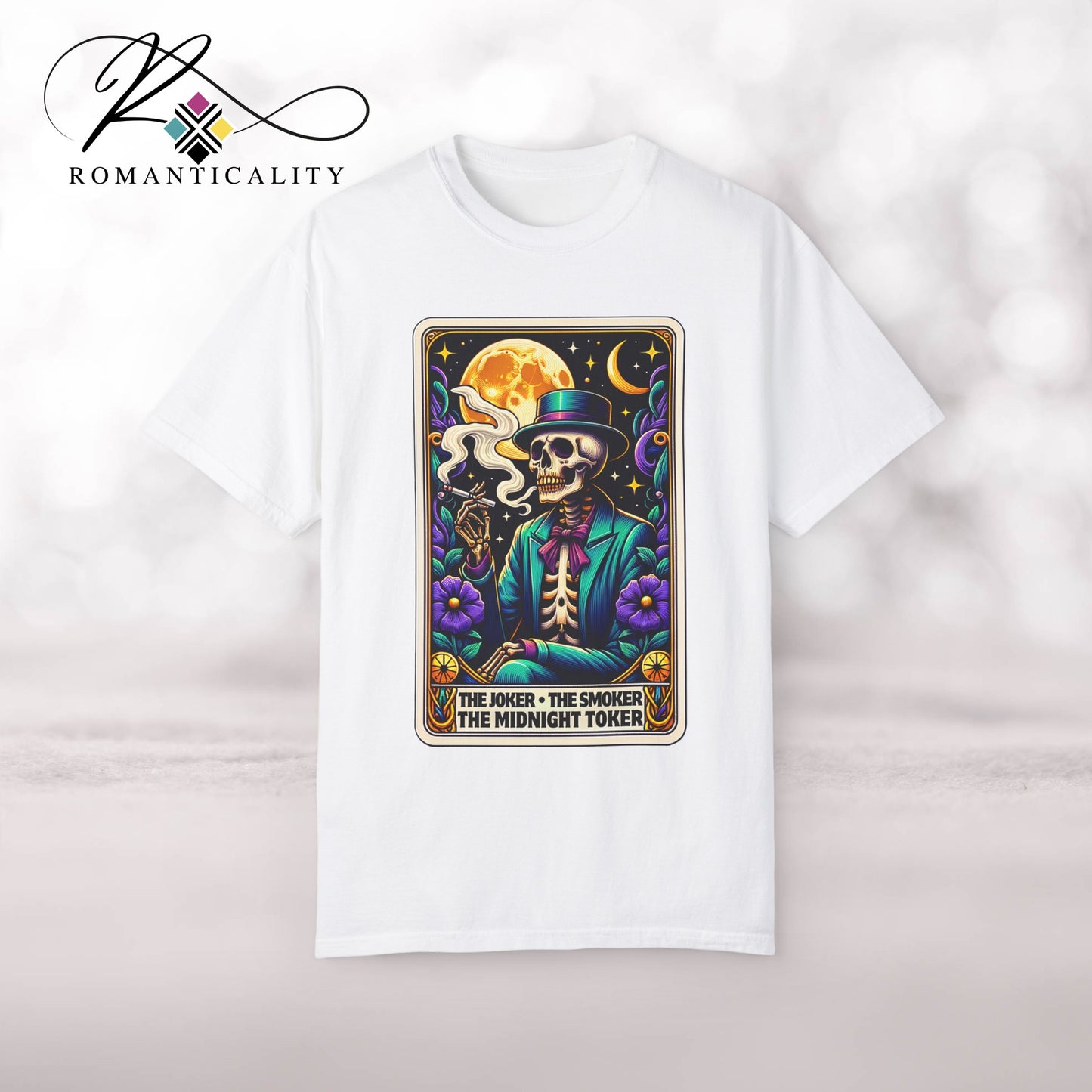 The Joker Toker Smoker Tarot Graphic T-Shirt