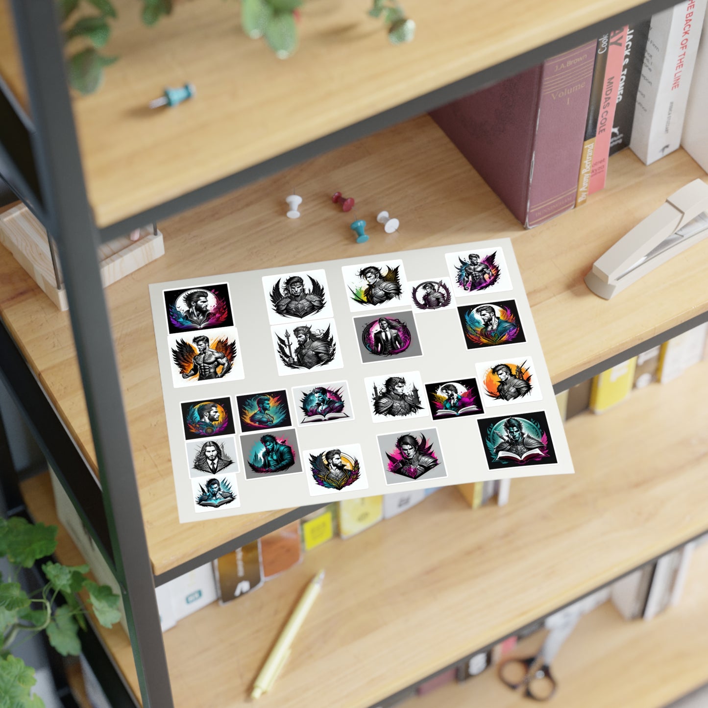 Book Boyfriend Sticker Sheet-Fantasy BB's Edition