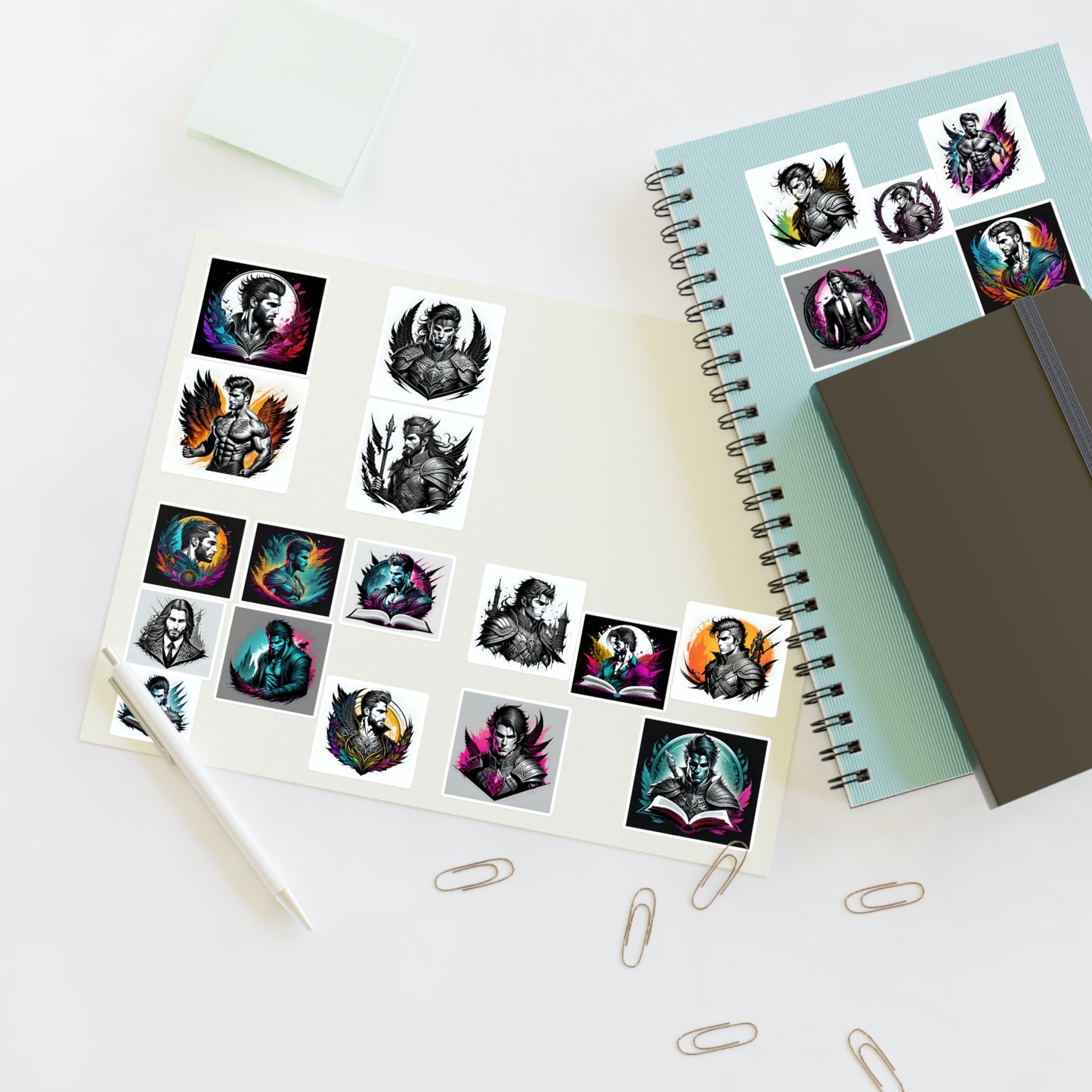 Book Boyfriend Sticker Sheet-Fantasy BB's Edition