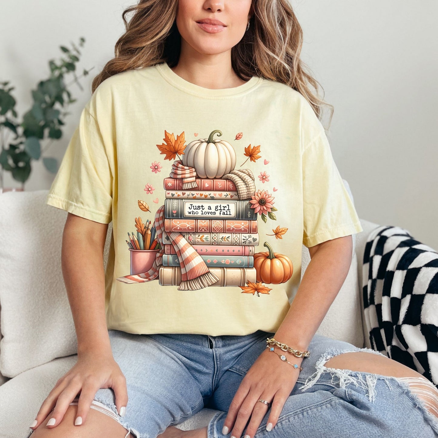 Just A Girl Who Loves Fall Women's T-shirt