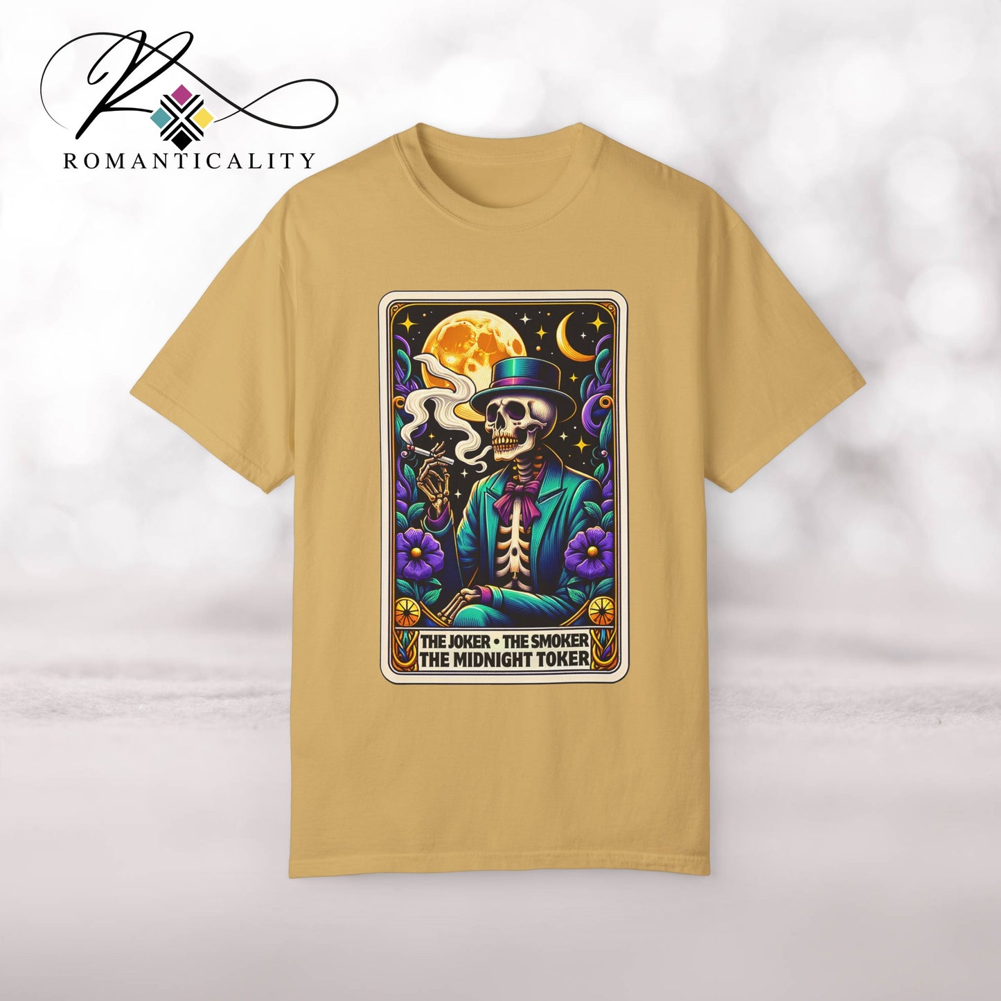 The Joker Toker Smoker Tarot Graphic T-Shirt