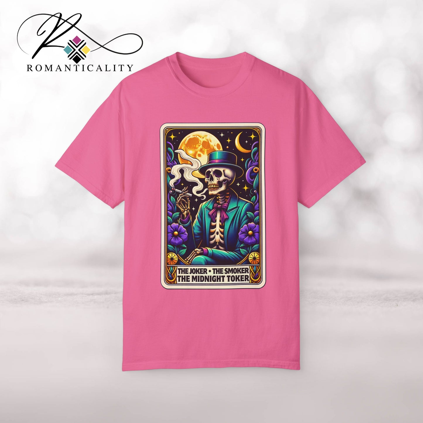 The Joker Toker Smoker Tarot Graphic T-Shirt