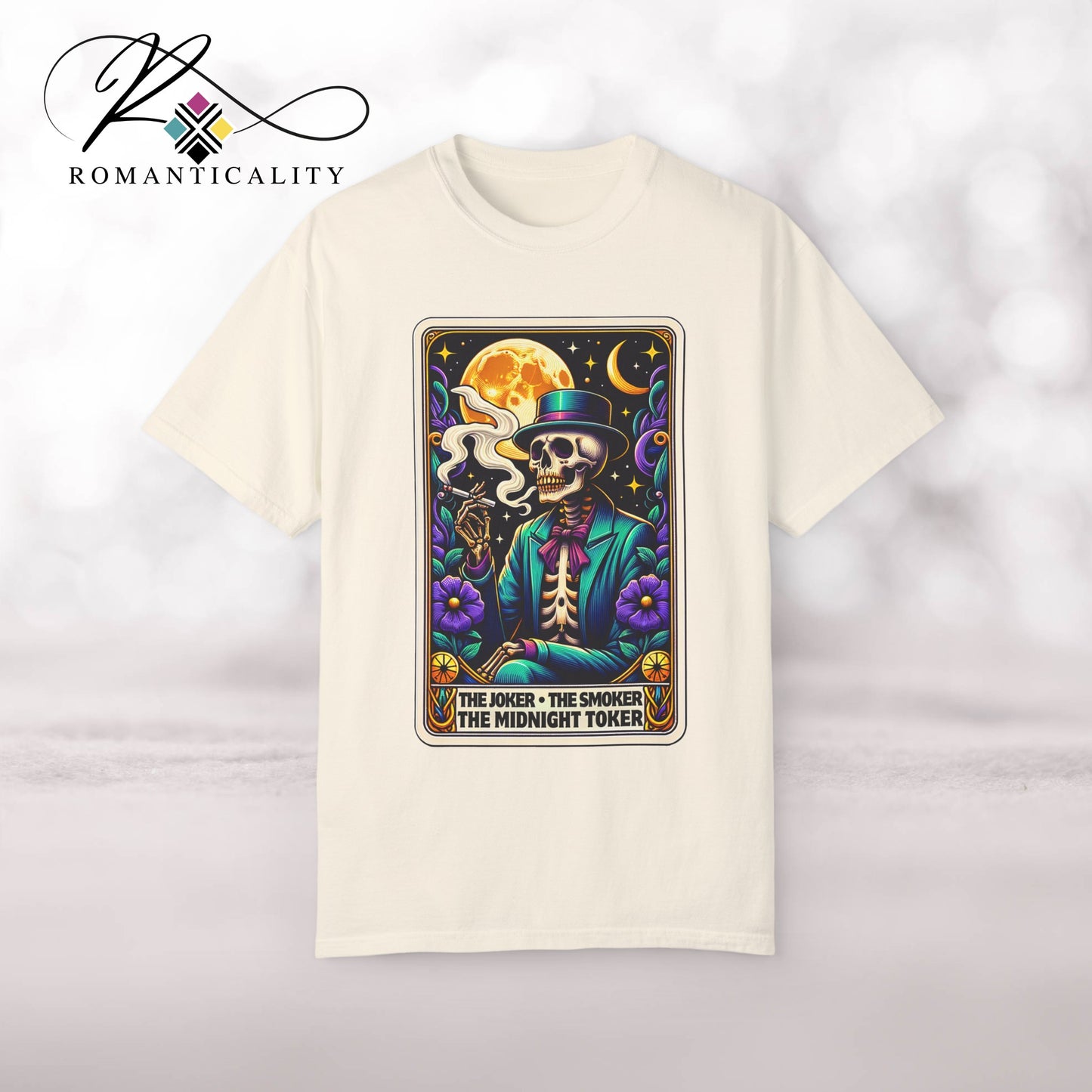 The Joker Toker Smoker Tarot Graphic T-Shirt