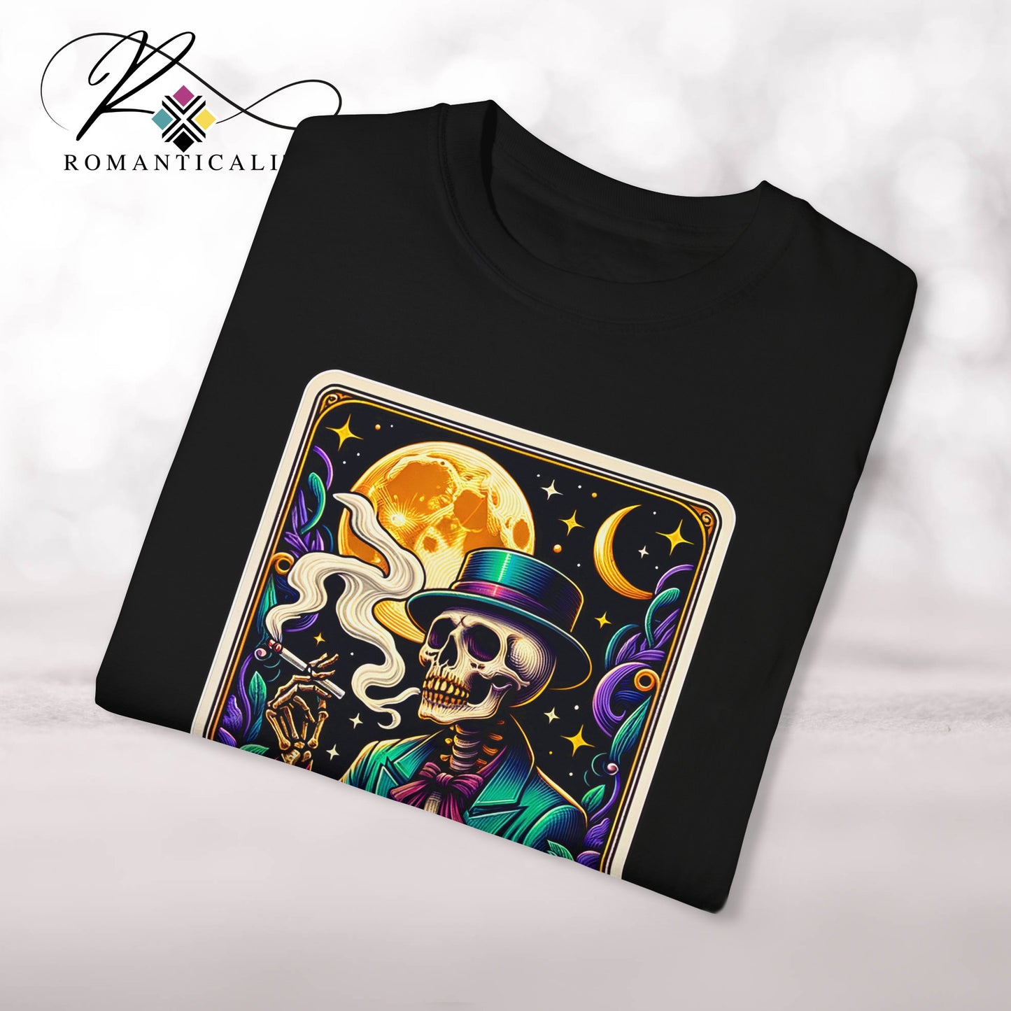 The Joker Toker Smoker Tarot Graphic T-Shirt