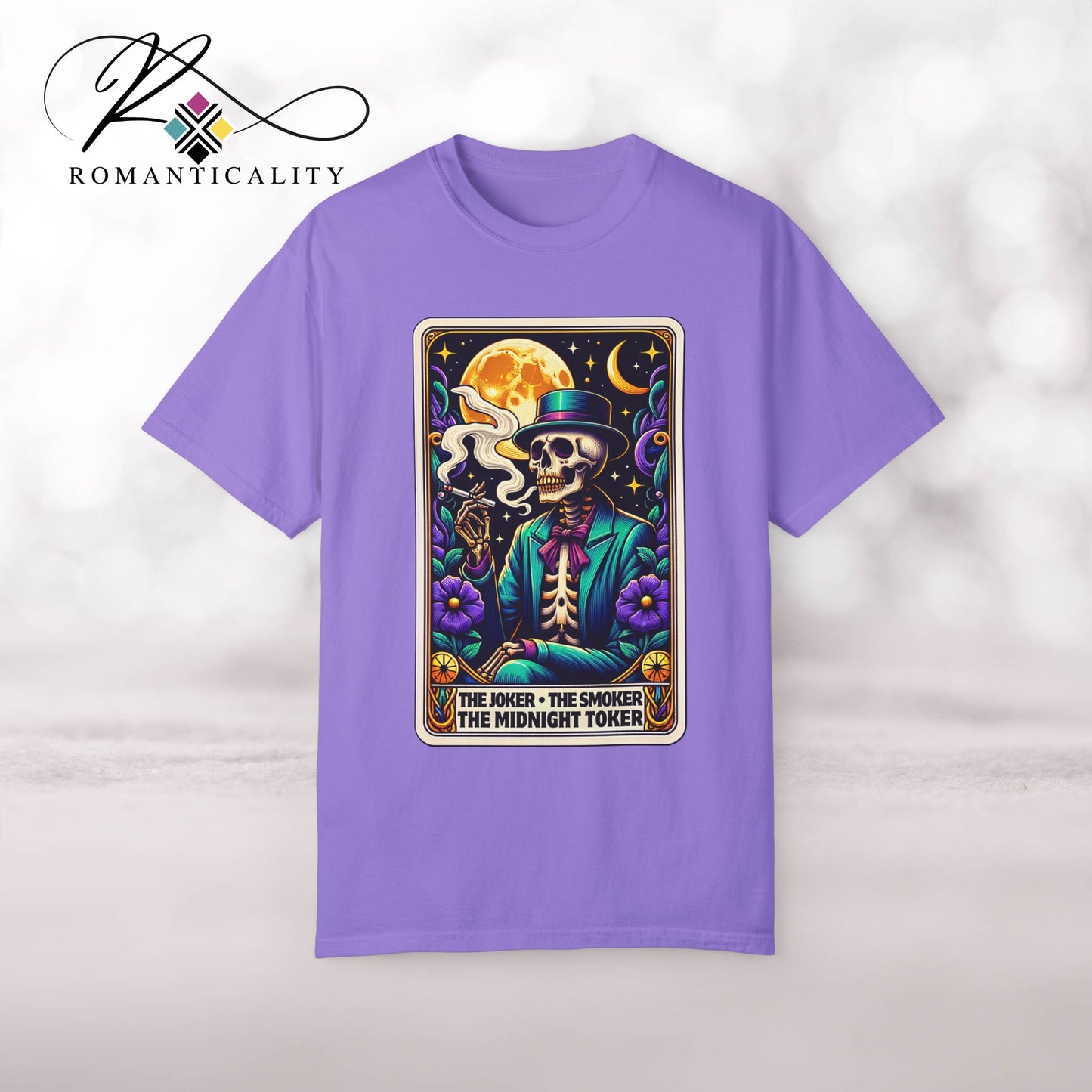 The Joker Toker Smoker Tarot Graphic T-Shirt