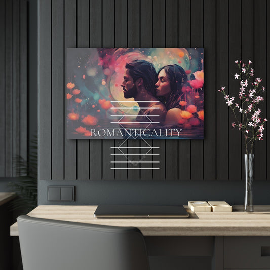 Paradise With You -M/F Couple - Love in All Forms Collection - Acrylic Art Print-Art with Depth-Romantic Couple Bedroom Decor - Anniversary