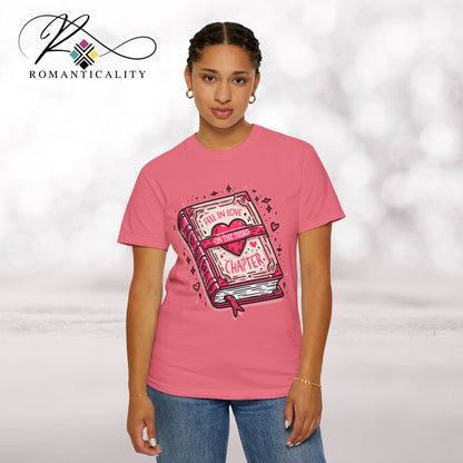 Fell In Love On The Third Chapter-Book Club Reader Tee-Comfortable Book Lover T-Gift for Readers/Writers-Reader-Romance Books-Romance Reads