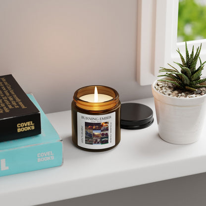 Burning Ember Amber Scented Soy Candle