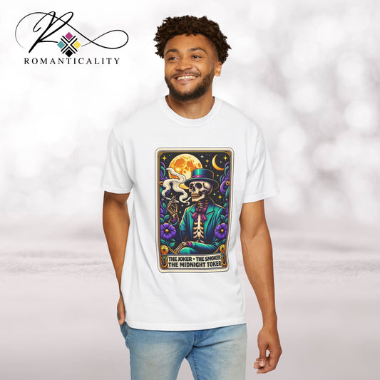 The Joker Toker Smoker Tarot Graphic T-Shirt