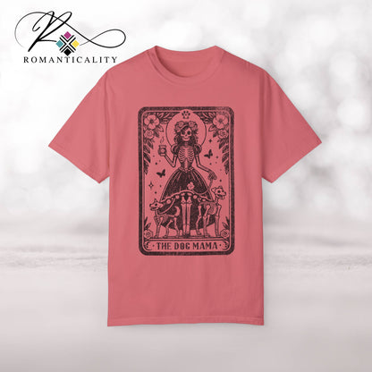 The DOG MAMA Tarot Card Graphic Tee-Women's T-Shirt-Mother's Day Gift-Giftful- Tarot Card Graphic T-shirt-Themed Top