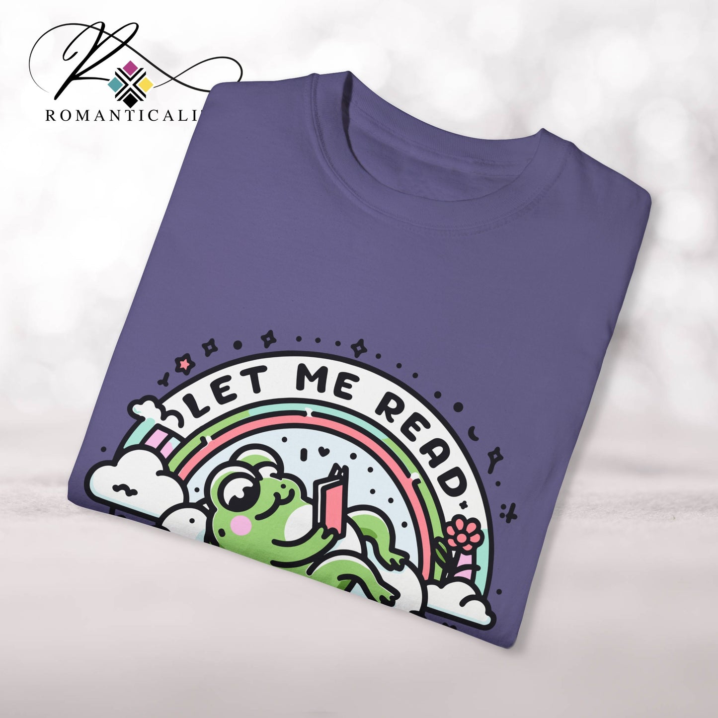 Let Me Read in Peace Graphic Reader Tee-Comfortable Book Lover T-Shirt-Gift for Readers/Writers