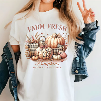 Farm Fresh Fall Women's Top - Bookish Autumn Reader Shirt