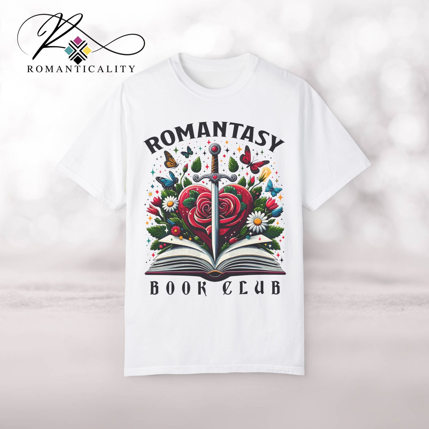 Romantic Book Shirt-Comfort & Amazing Colors-For Romance Book Lovers-Booktokers-Bookstagram-Smut Lovers-Book Lovers-Gift Readers/Writers