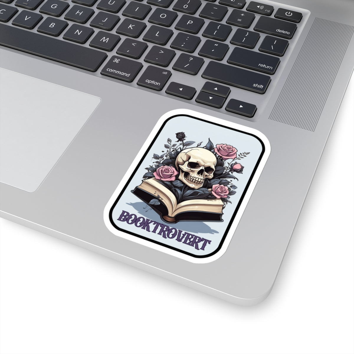 Booktrovert-Gothic Themed Sticker