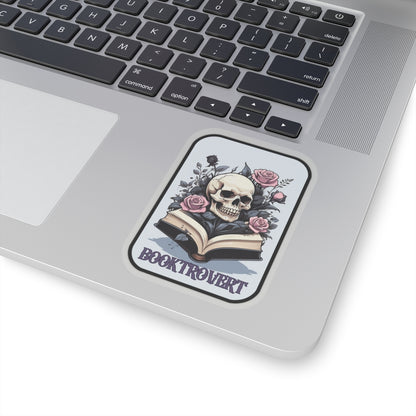 Booktrovert-Gothic Themed Sticker