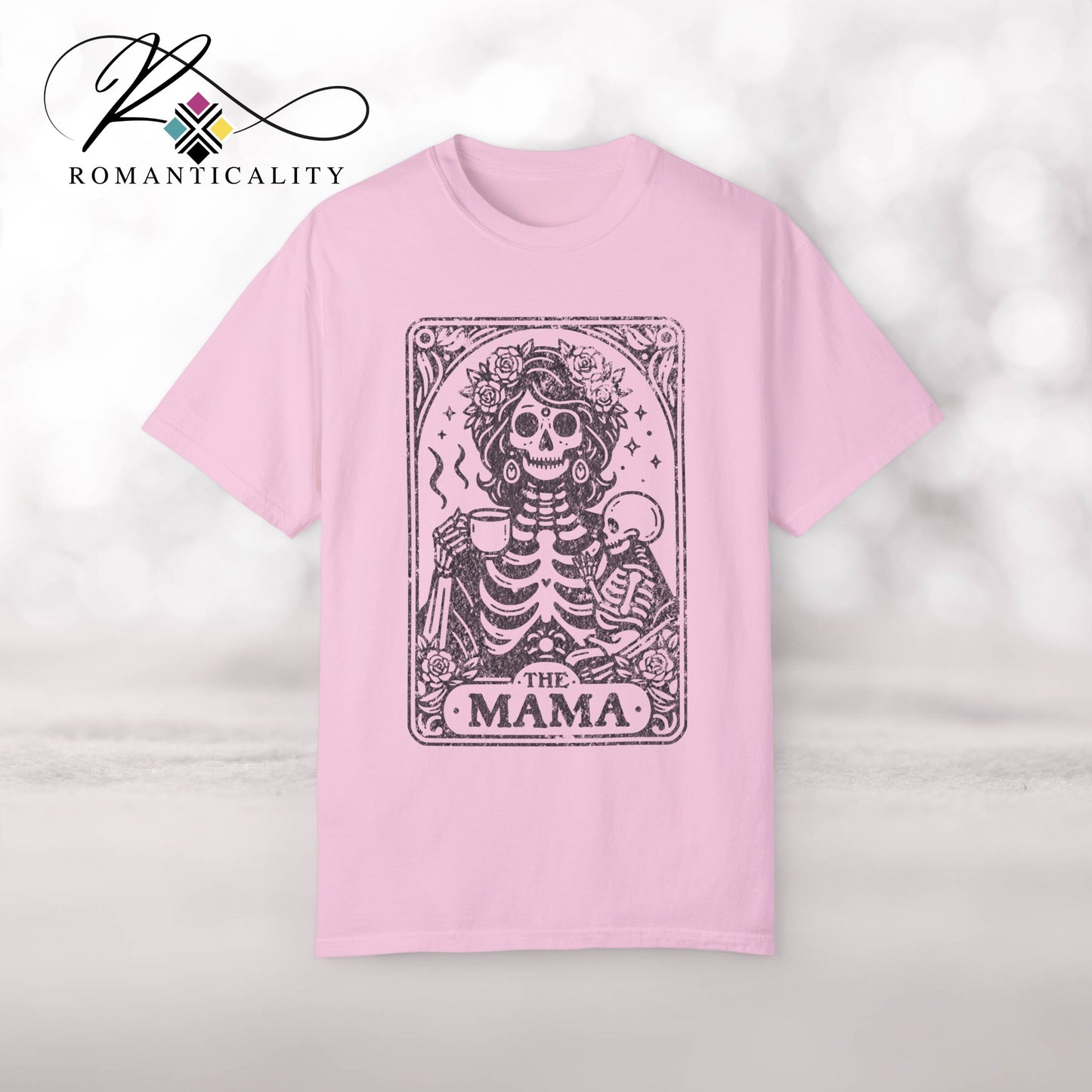 The MAMA Tarot Graphic Tee-Mom Life-Sassy Mom Tee-Mother's Day T-Shirt-Tarot Card Graphic T-shirt for Women- Graphic T-Shirt-Women's Tarot Card Top