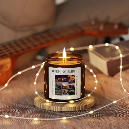 Burning Ember Amber Scented Soy Candle
