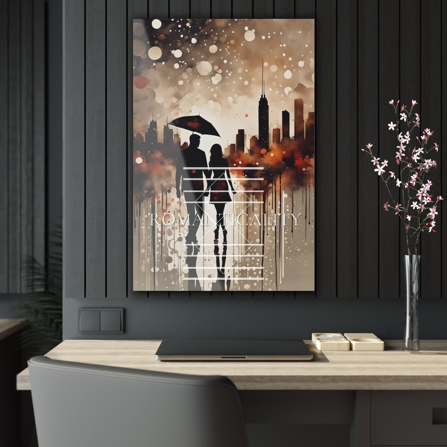 Those Rainy Night Walks - M/F Couple - Love in All Forms Collection