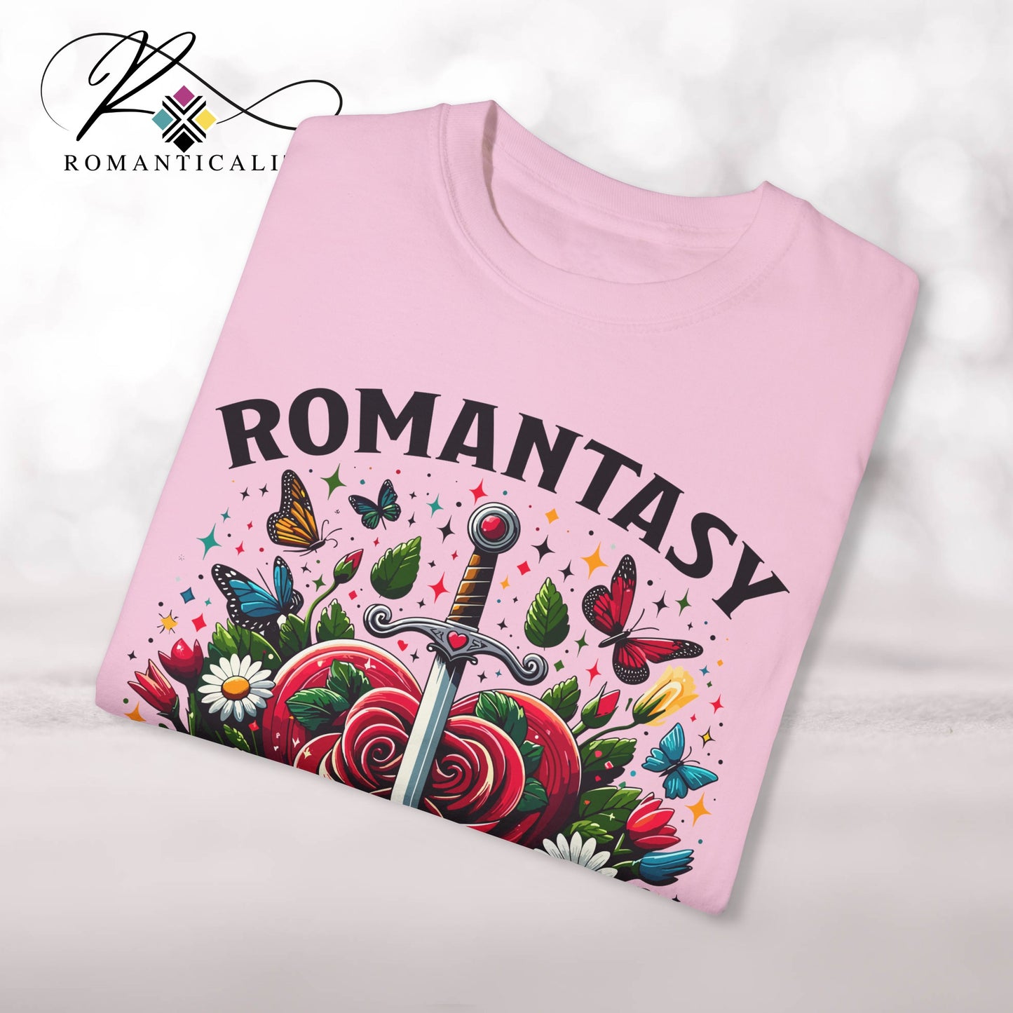 Romantic Book T-Shirt for Book Lovers-Spring Colors-Romance Readers-Book Obsessed-Booktokers-Bookstagram-Smut Lovers-Bookish Quote