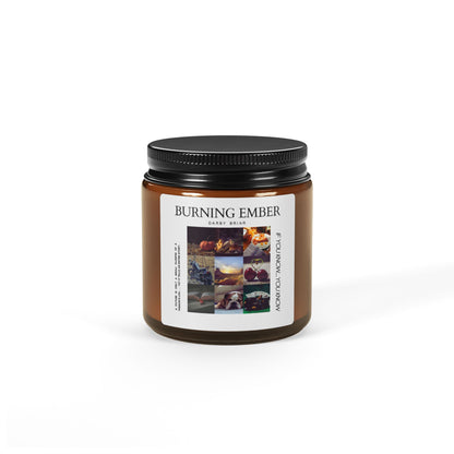 Burning Ember Amber Scented Soy Candle