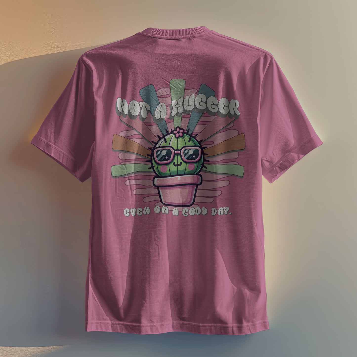 Not a Hugger Even on a Good Day Cactus T-Shirt