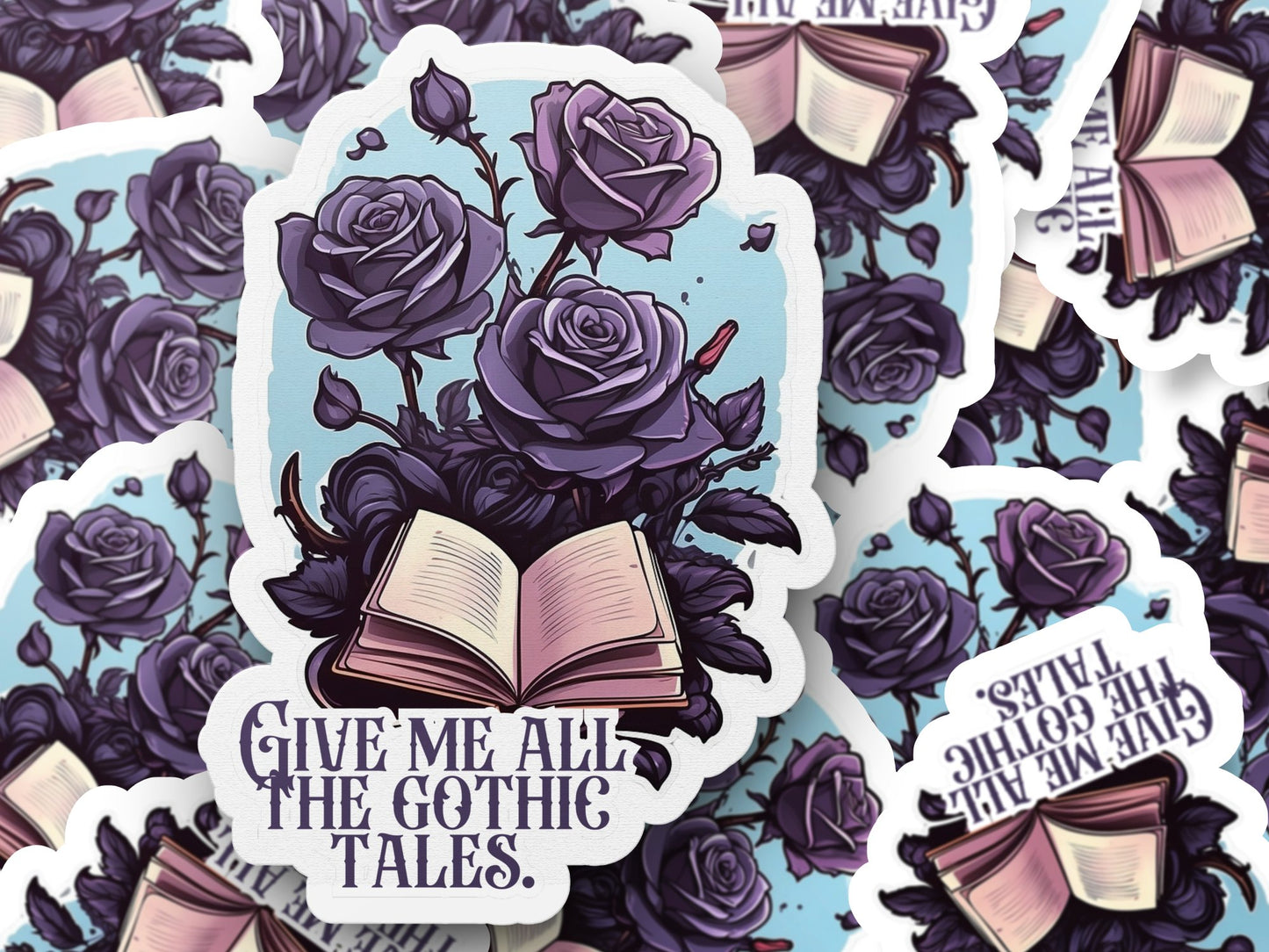 Give Me All The Gothic Tales Stickers