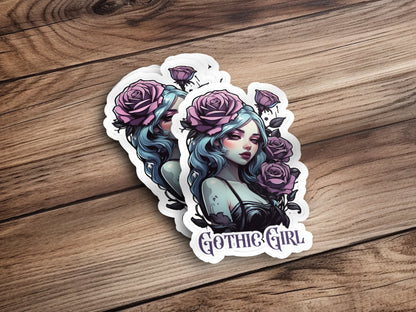 Romantica Gothic Girl Sticker