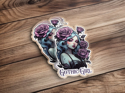 Romantica Gothic Girl Sticker