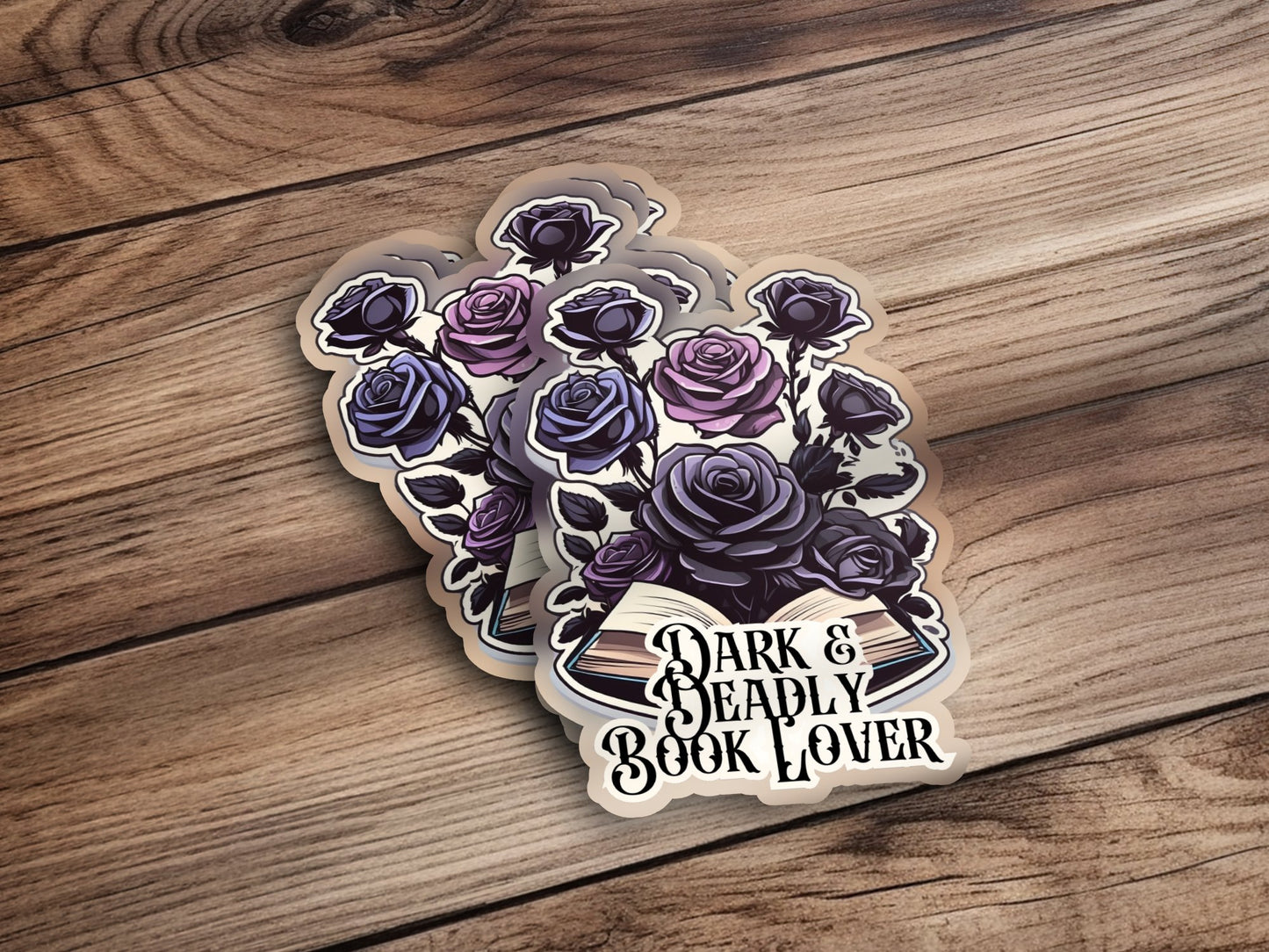 Dark and Deadly Book Lover Sticker