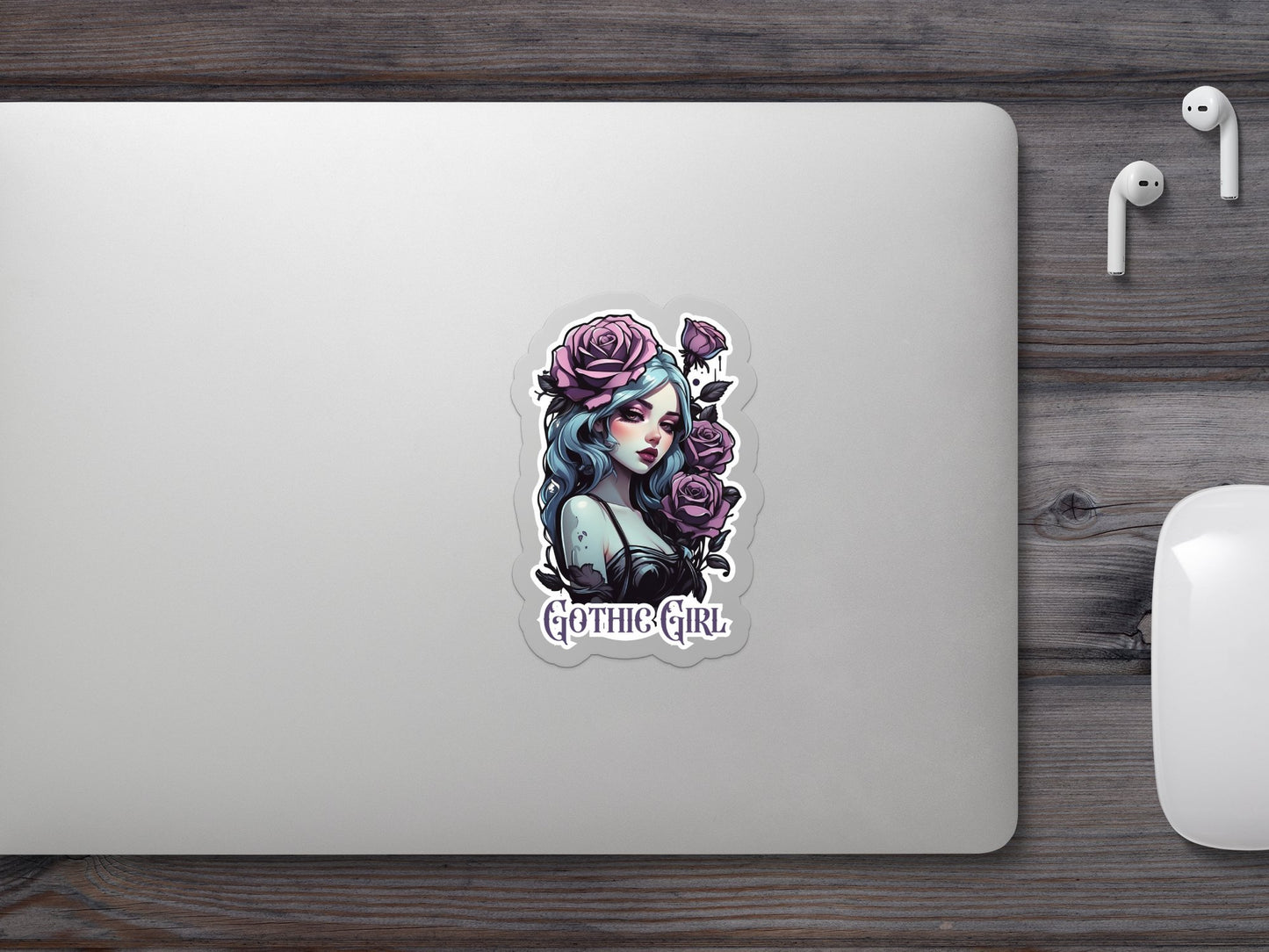 Romantica Gothic Girl Sticker