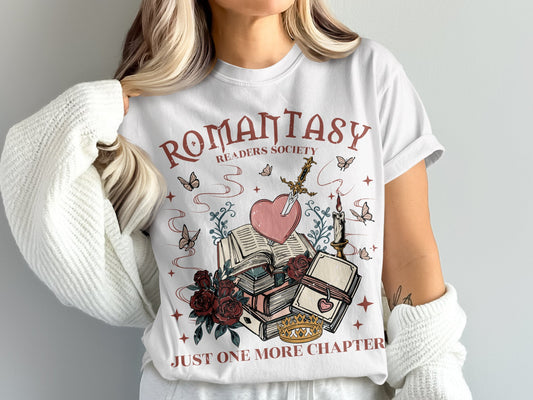 Romantasy Book Lover T-Shirt