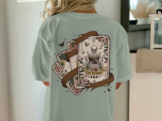 The Reader of Books & Tarot Graphic Tee