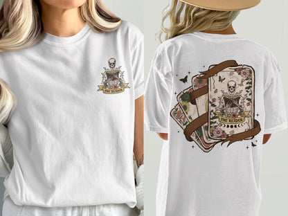 The Reader of Books & Tarot Graphic Tee