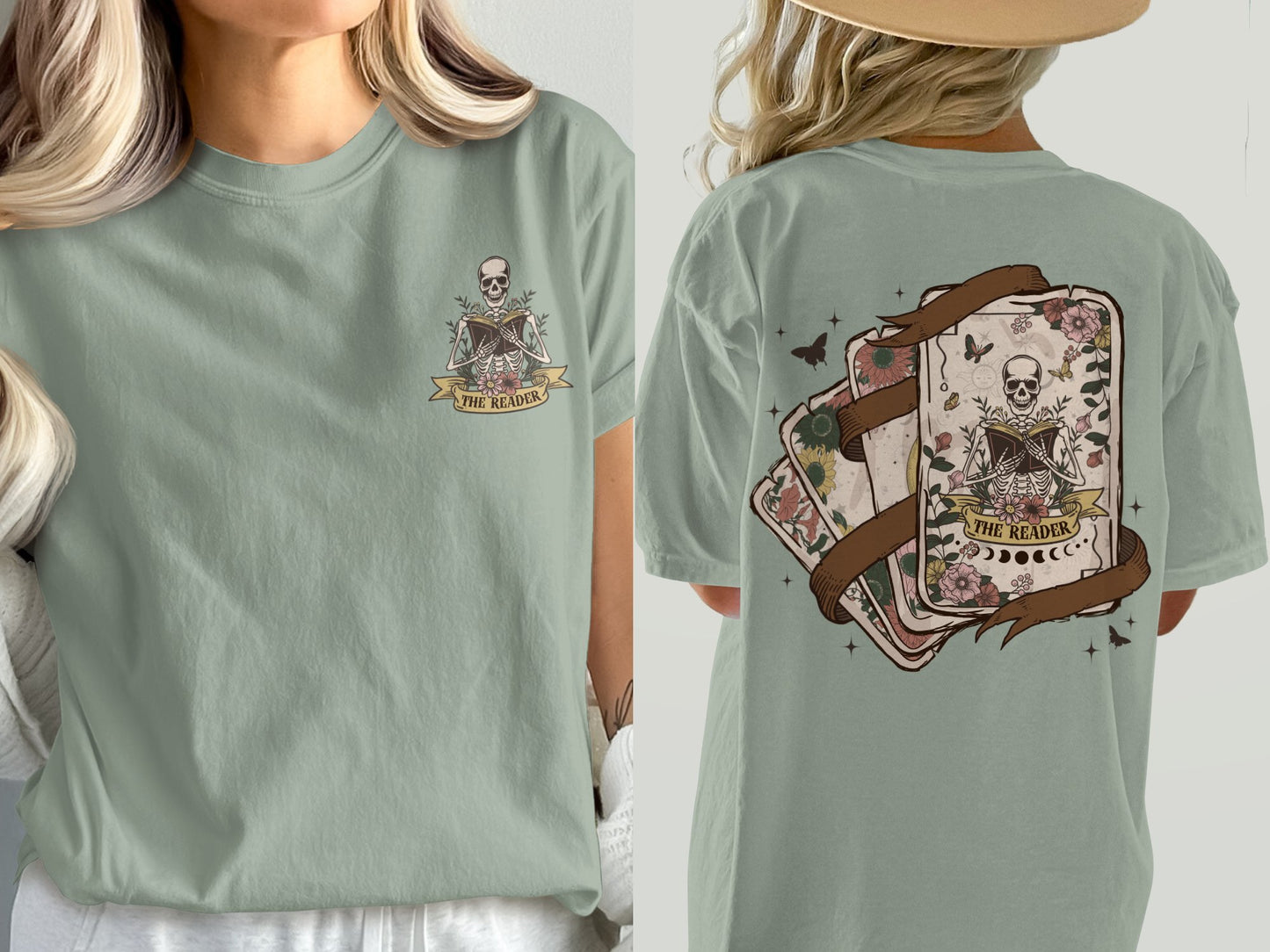 The Reader of Books & Tarot Graphic Tee