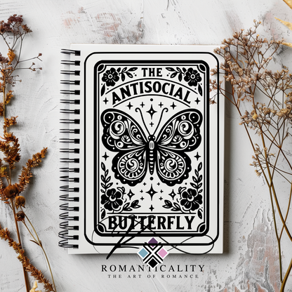 Antisocial Butterfly Notebook-Tarot Themed