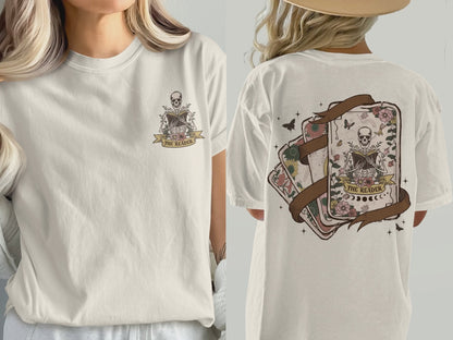 The Reader of Books & Tarot Graphic Tee